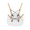Conjunto de Mesa Redonda Eames 70cm Branco + 2 Cadeiras Eiffel Dsw Branco - 8