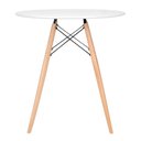 Ver imagem 3 de Conjunto de Mesa Redonda Eames 70cm Branco + 2 Cadeiras Eiffel Dsw Branco