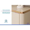 Ver imagem 7 de Buffet de Sala Jantar Liara c/4 Portas 79cm White DJ Móveis