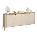 Ver imagem 2 de Buffet de Sala Jantar Liara c/4 Portas 79cm White DJ Móveis