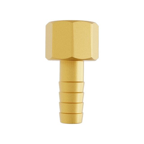 Adaptador Reto para Gás Rosca Interna 181422 Blukit 1/2 X Espigão 3/8