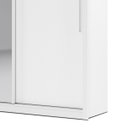 Ver imagem 4 de Guarda-Roupa com Espelho 3 Portas Royale Branco Acetinado - Gelius Móveis