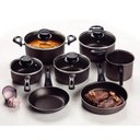 Ver imagem 3 de Conjunto de Panelas Tramontina Paris Jogo 7 Peças Tampa Vidro Alumínio Antiaderente Chumbo