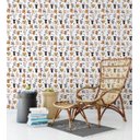 Ver imagem 2 de Papel De Parede Para Criança Com Desenhos De Gatinhos Para Quarto Sala