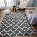 Ver imagem 2 de Tapete Flannel Sala Quarto Luxo Macio 2,00x1,40 preto