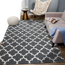 Ver imagem 1 de Tapete Flannel Sala Quarto Luxo Macio 2,00x1,40 preto