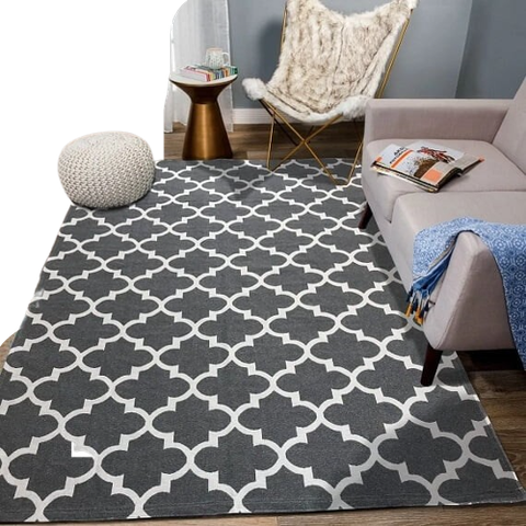 Tapete Flannel Sala Quarto Luxo Macio 2,00x1,40 preto