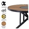 Mesa Atenas Com Prato Giratório em Aluminio Trama Original - 4