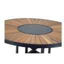 Ver imagem 2 de Mesa Atenas Com Prato Giratório em Aluminio Trama Original