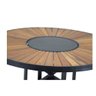 Mesa Atenas Com Prato Giratório em Aluminio Trama Original - 2