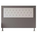 Ver imagem 1 de Cabeceira King 1,95m Havana Suede Cinza Branco