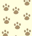 Ver imagem 2 de Papel De Parede Bege Infantil Para Quarto Sala Com Desenho Pata De Cachorro