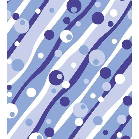 Papel De Parede Em Tons De Azul Para Sala Quarto Infantil