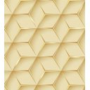 Ver imagem 1 de Papel De Parede Para Sala Quarto Bege Com Efeito 3D