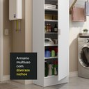 Ver mais imagens de Armário Multiuso 60 Cm 1 Porta Branco Madesa