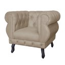 Ver imagem 4 de Poltrona Decorativa Sala Recepção Maya Suede Cappuccino Lm Decor