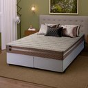 Ver imagem 1 de Conjunto Cama Box Super King c/ Molas Ensacadas Georgia Branco 193x203x60