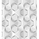 Ver imagem 2 de Papel De Parede Branco Cinza Para Sala Com Efeito 3D