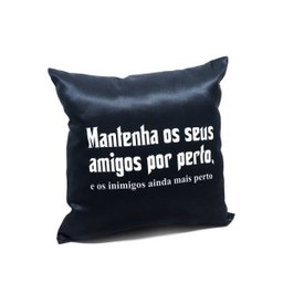 Almofada Poderoso Chefão Oficial Frase - 38 x 38 cm - 2