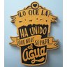 Placa Lo Que La Cerveza Laqueada 3D Mdf - 40 X24 Cm - 1