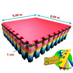 Tatame Ultra Max 10mm KIT 04 placas 0.50x0.50m Cinza - 5