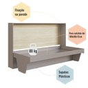 Ver mais imagens de Cama Retratil Escrivaninha Moderna Multiuso 196cm Essencial Completa Móveis
