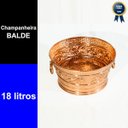 Ver imagem 2 de Champanheira Balde Elegante em Cobre Artesanal - 18 Litros