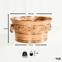 Ver imagem 4 de Champanheira Balde Elegante em Cobre Artesanal - 18 Litros