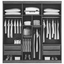 Ver imagem 3 de Guarda Roupa Casal 6 Portas 4 Gavetas - Belém-canion - Star Móveis
