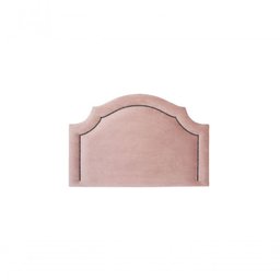Cabeceira Solteiro Provençal Luxo 90X60 Rosê Tachas Fumê - 1