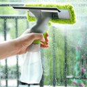 Ver imagem 3 de Rodo Mop Spray com Reservatorio Limpa Vidro Janela Box Borrifador 3 em 1 Kit Completo