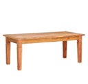 Ver imagem 2 de Conjunto Mesa de Jantar 2 m com 8 Cadeiras Madri Madeira Maciça