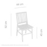 Conjunto Mesa de Jantar 2 M 8 Cadeiras Madri Madeira de Demolição - 5