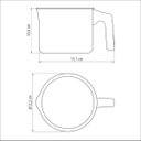 Ver imagem 6 de Fervedor de Alumínio Antiaderente Ø12cm 1L Turim Vermelho Tramontina
