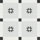 Ver imagem 2 de Adesivo para Banheiro Box Pastilha Floral Preto Antiderrapante Lavável Colacomigo Adesivo Piso Box 1