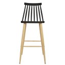 Ver imagem 2 de Banqueta Catarina Alta Preta MOR