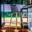 Ver imagem 5 de Banqueta Catarina Alta Preta MOR