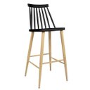 Ver imagem 1 de Banqueta Catarina Alta Preta MOR