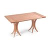 Conjunto Mesa de Jantar em Madeira Retangular com 2 Bancos - Natural - 2