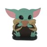 Escultura Boneco Baby Yoda Sentado Star Wars Dmadero - 1