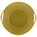 Ver imagem 3 de Cesto Trançado Circular G Mostarda Mor