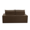 Ver mais imagens de Sofá Retrátil e Reclinável 2 lugares com Molas 1,50m Lais Suede Marrom Adonai Estofados