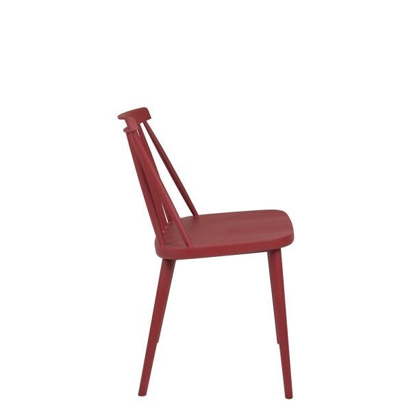 Cadeira Helô Vermelho Marsala Mor - 3
