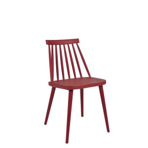 Cadeira Helô Vermelho Marsala Mor