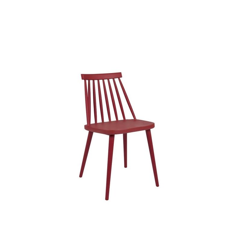 Cadeira Helô Vermelho Marsala Mor