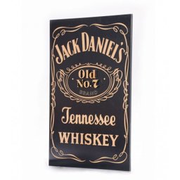 Placa Whisky Jack Daniels Laqueada 3D Mdf - 45 X 30 Cm - 3