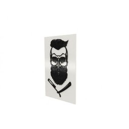 Placa Barber Laqueada 3D Mdf - 40 X26 Cm - 3