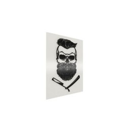 Placa Barber Laqueada 3D Mdf - 40 X26 Cm - 4