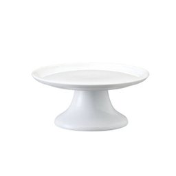 Prato Bolo Raso Com Base 20 Linha Gastronomia Branco Porcelana Schmidt - 1