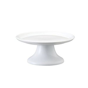 Prato Bolo Raso Com Base 20 Linha Gastronomia Branco Porcelana Schmidt